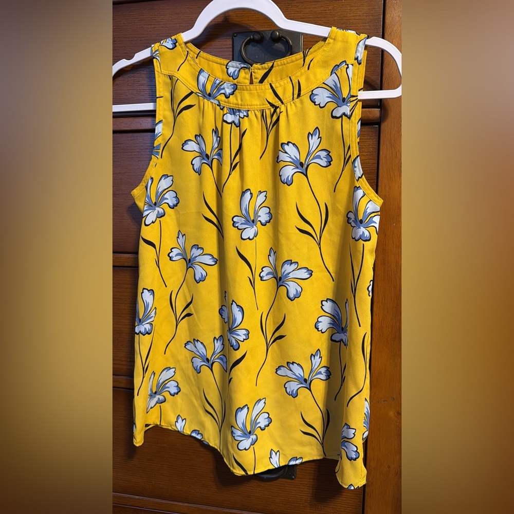 Floral Yellow Top